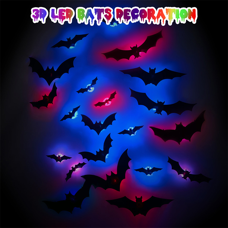 Cosplay Bat Prop - Halloween 3D Stereo LED Flash Light