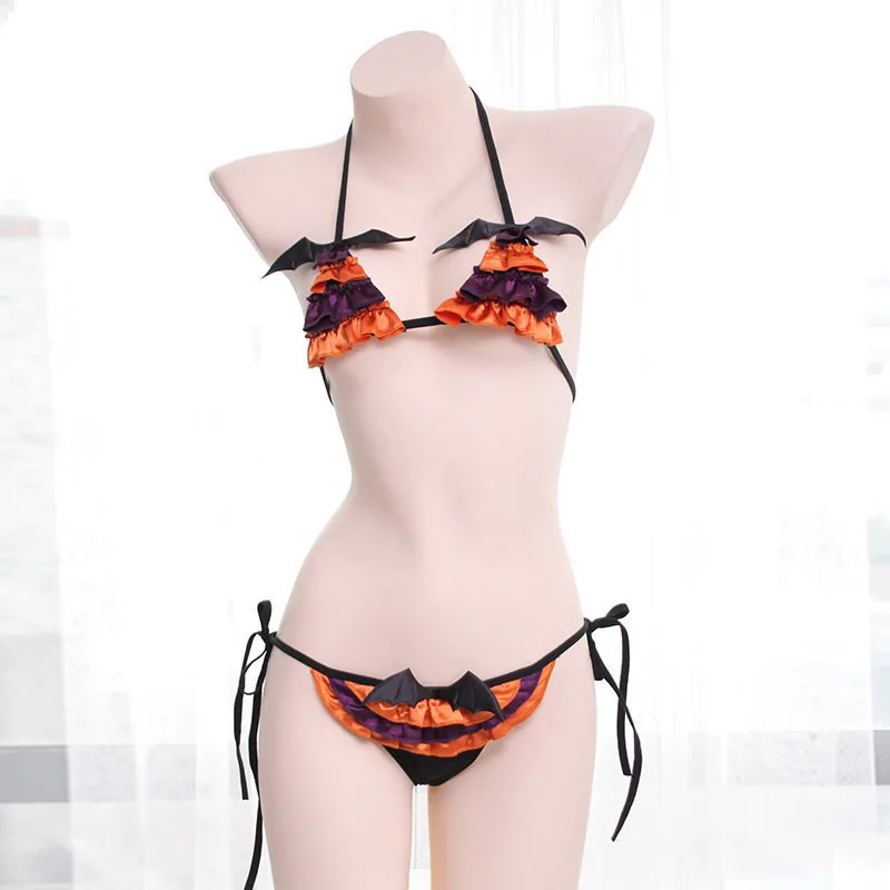 Cosplay Bat Prop - Women Gothic Devil Bat Sexy Lingerie