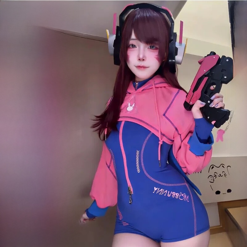  Cosplay Bunny Girl Song Hana  - огляд і ціна Dva Cosplay Prop