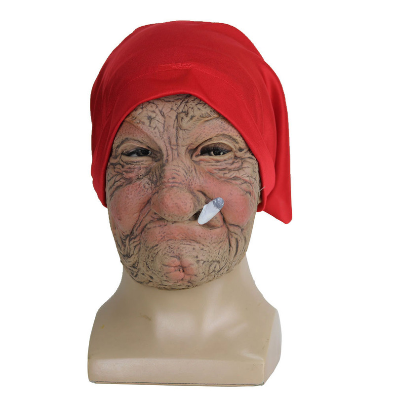 Le Cool Smoking Granny Mask La - огляд і ціна Cosplay Material For Prop