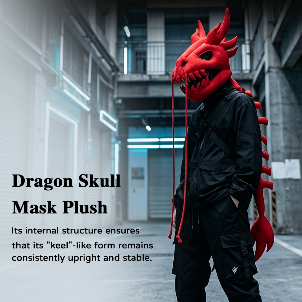 Dinosaur Skeleton Plush Headge - огляд і ціна Easy Cosplay Prop
