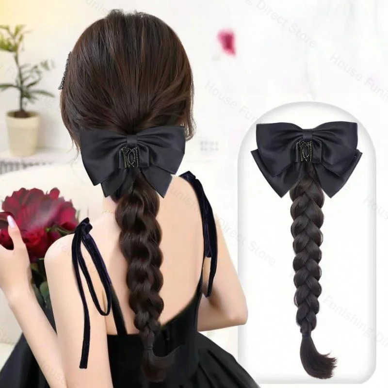 NEW Claw Clip Bow Wig Ponytail - огляд і ціна Cosplay Prop Bow