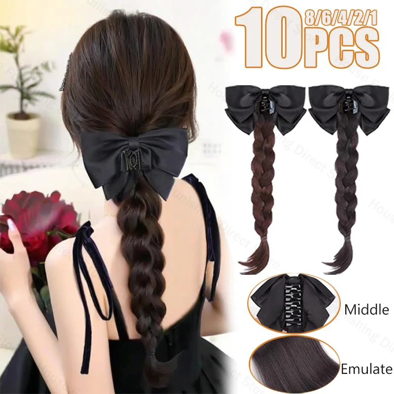 NEW Claw Clip Bow Wig Ponytail - огляд і ціна Cosplay Prop Bow