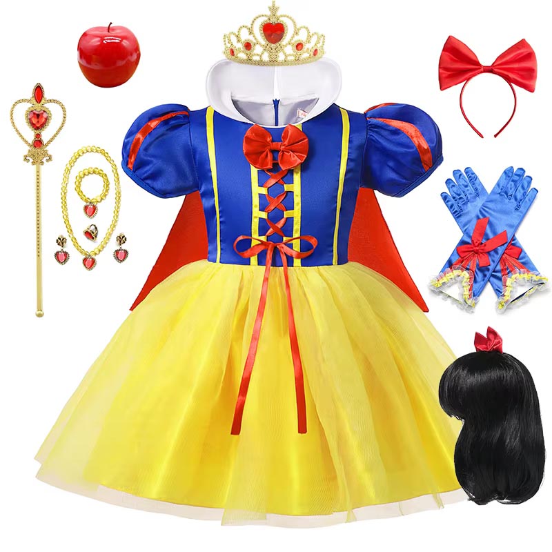 Snow White Princess Dress Kids - огляд і ціна Cosplay Prop Bow