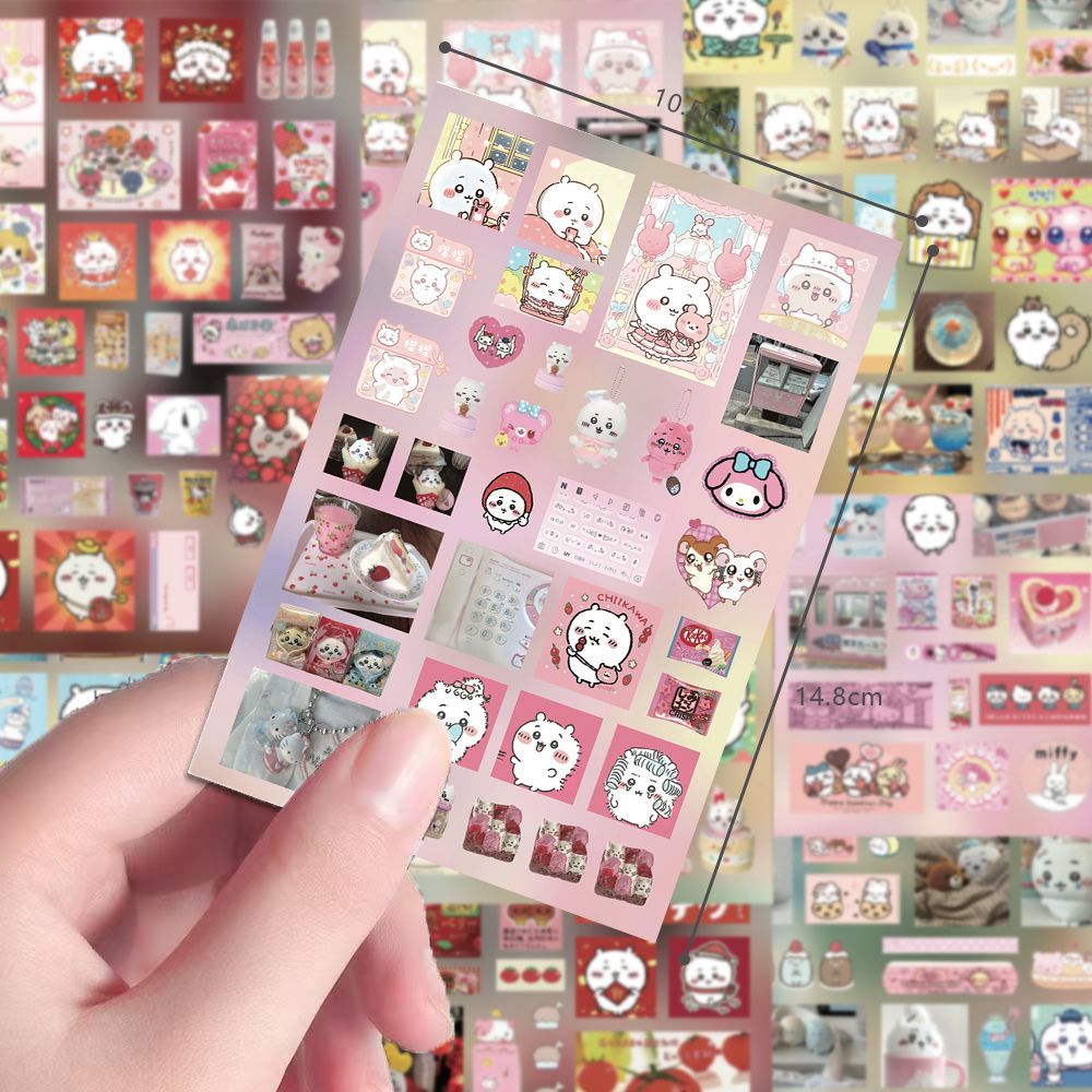film stickers Chiikawa healing - огляд і ціна Cosplay Material For Prop