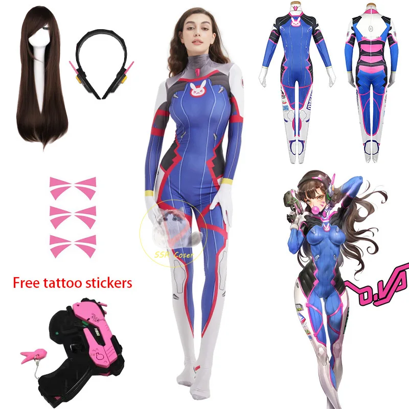 Dva Cosplay Costume Bodysuit Z - огляд і ціна Dva Cosplay Prop