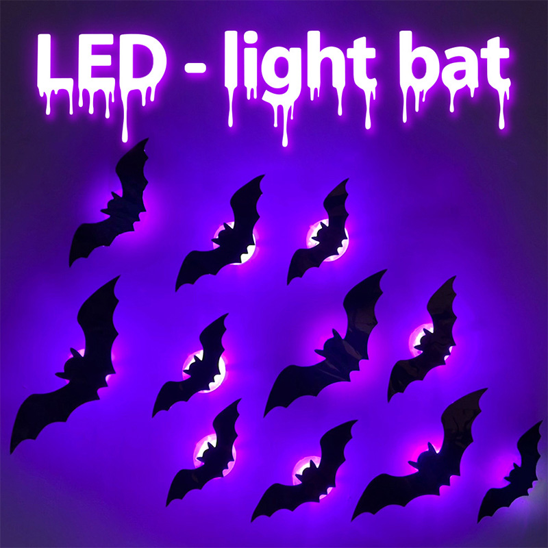 Halloween 3D Stereo LED Flash  - огляд і ціна Cosplay Bat Prop