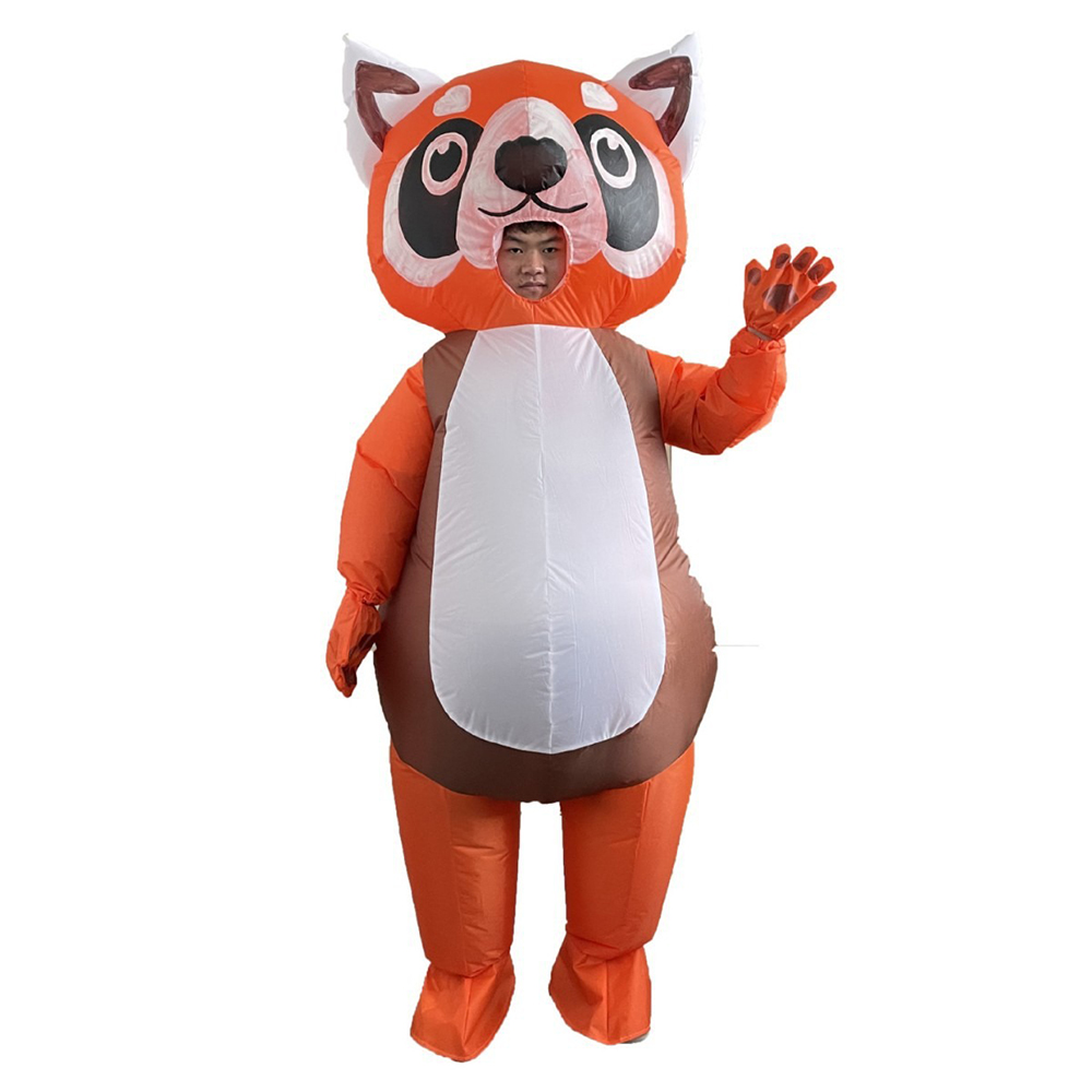 Orange Red Panda Inflatable Su - огляд і ціна Cosplay Prop Business