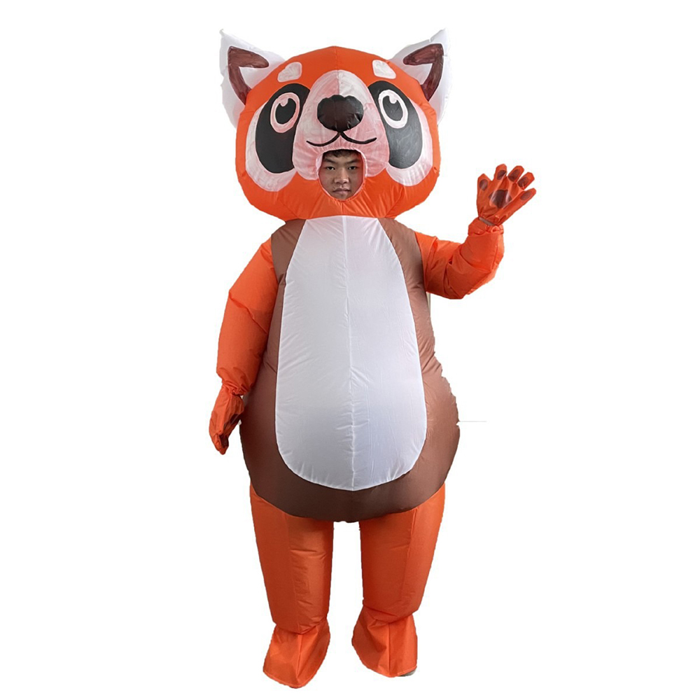 Orange Red Panda Inflatable Su - огляд і ціна Cosplay Prop Business
